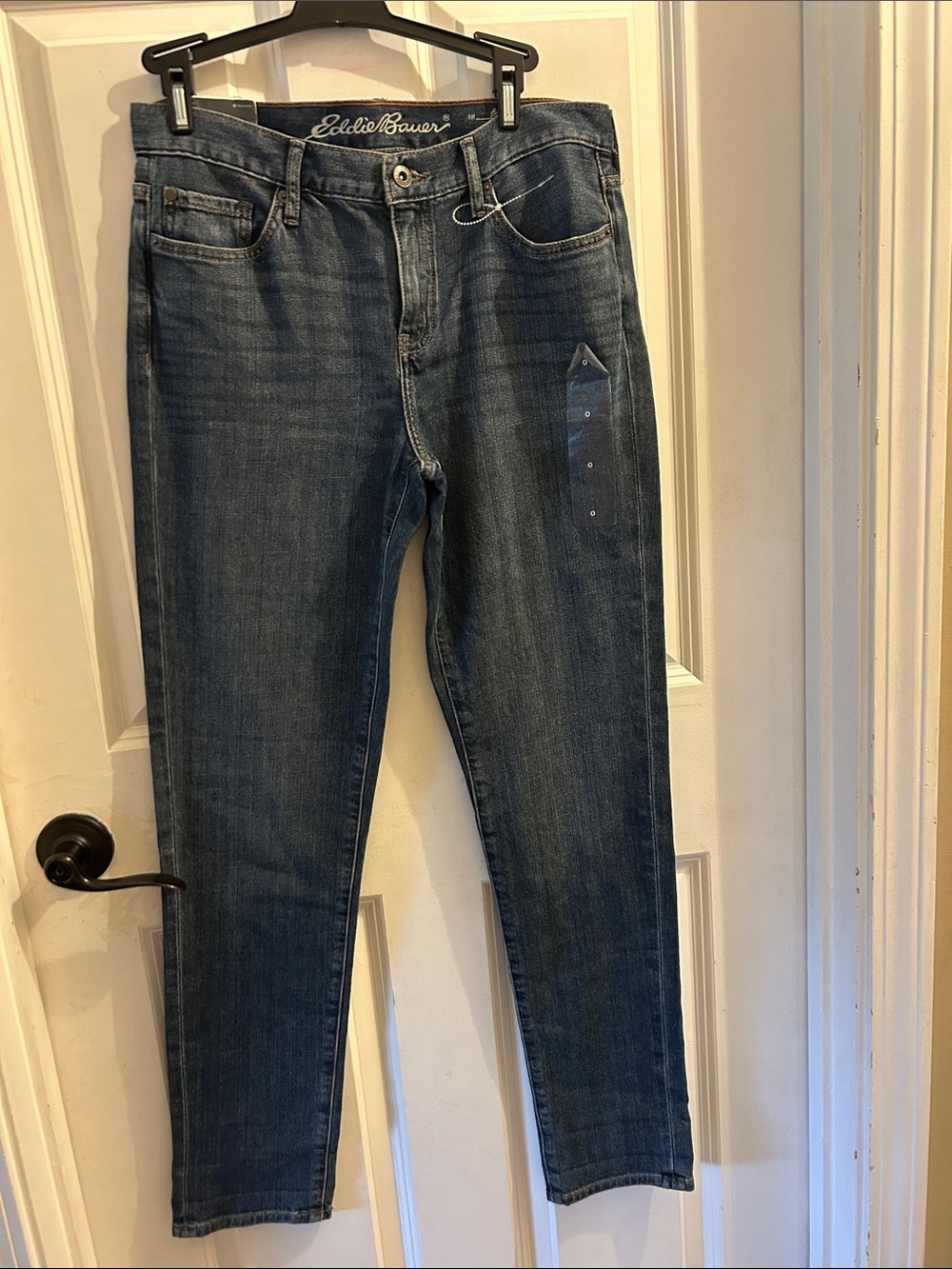 Eddie Bauer Dark Blue Boyfriend/Slim Jeans